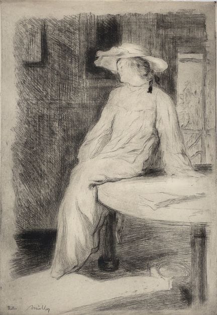ALFREDO MULLER (1869-1939)
L'eté. 1899
Eau-forte
D