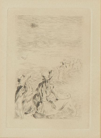 D’APRÈS PIERRE-AUGUSTE RENOIR (1841-1919)
Sur la p