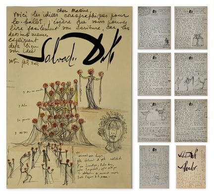 SALVADOR DALI (1904-1989)
Original ink and waterco