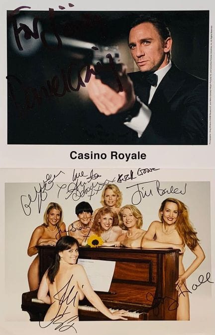 DANIEL CRAIG (geb. 1968)
Signiertes Foto, mit Widm