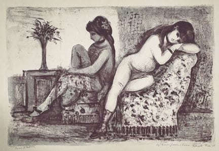 FELICE FRAJOVÁ (1909-2010)
Deux femmes assises, 19