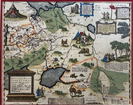 ABRAHAM ORTELIUS (1527–1598)
Russiae, Moscoviae et