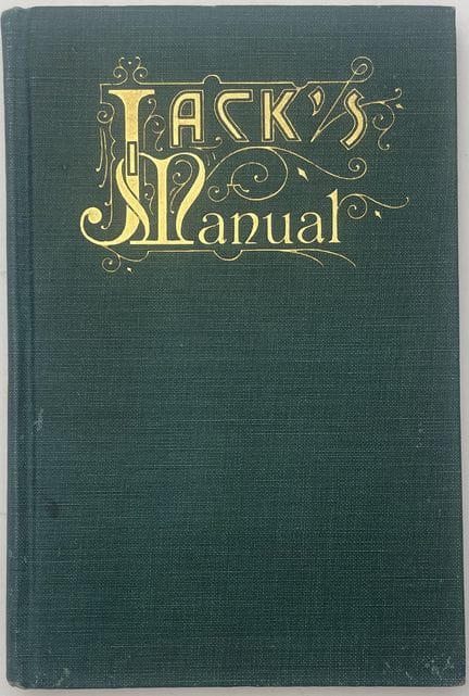 雅各布·A·格罗胡斯科（1876-1943）
《杰克手册》
1910年版。
英文版。
一本关于葡萄酒
