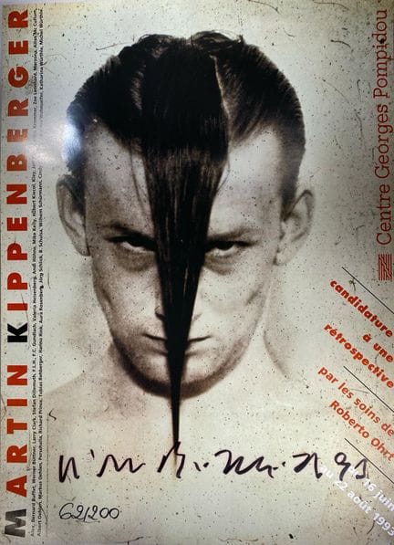 MARTIN KIPPENBERGER (1953-1997), AUTOGRAPHE
Affich