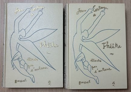 让·科克托（1889-1963）
戏剧。1957年。
限量编号版
作者亲自绘制插图，含素描及40幅石