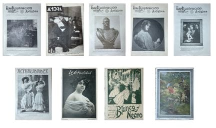 SELECCIÓN DE 9 NÚMEROS DE REVISTAS ESPAÑOLAS Y UN 