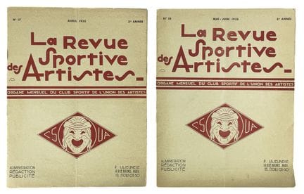 LA REVUE SPORTIVE DES ARTISTES
[LA REVISTA DEPORTI