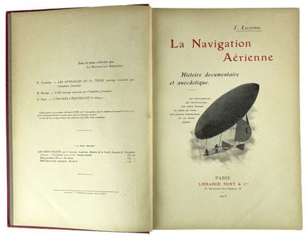 约瑟夫·路易·勒科尔努（1864-1931）
《航空航行——文献与轶事史》
[AIR NAVIGAT