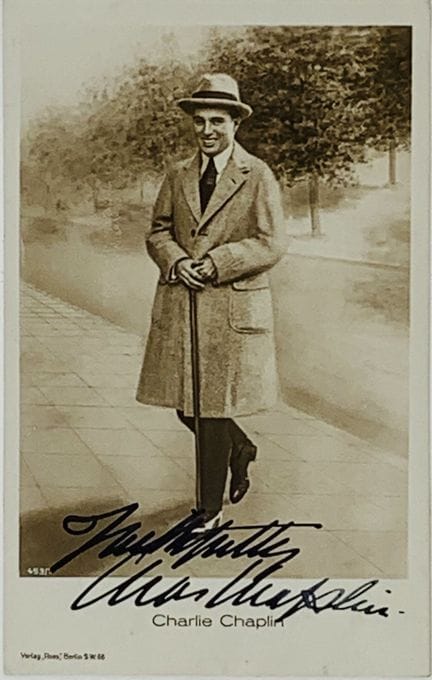 CHARLES SPENCER CHAPLIN, dit CHARLIE CHAPLIN (1889