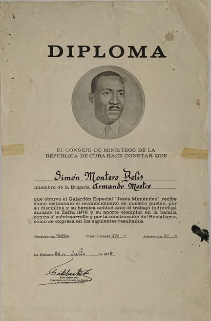 FIDEL ALEJANDRO CASTRO RUZ (1926-2016), AUTÓGRAFO
