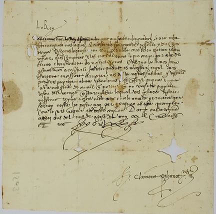 FERDINAND II D’ARAGON (1452-1516)
Lettre signée ‘Y