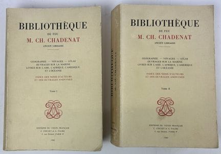 查尔斯·沙德纳（1859-1938）
已故查尔斯·沙德纳先生（前书商）的藏书
共2卷。法文。
巴黎，