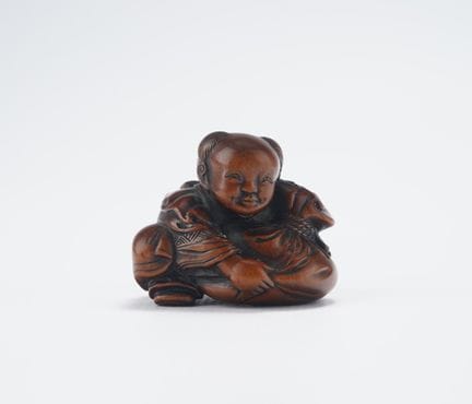 Japan, Meiji period, 19th century
Boxwood netsuke 
