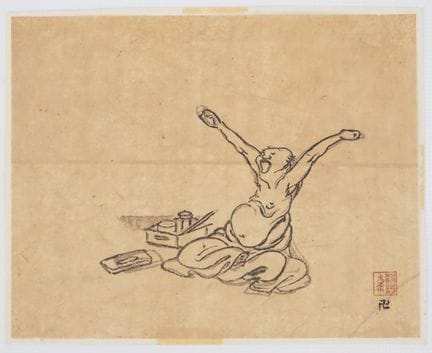 Katsushika HOKUSAI (1760–1849), after
Man Stretchi