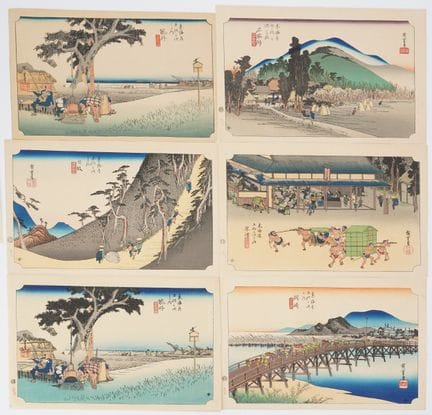 Hiroshige ANDO (1797–1858), after
Eleven prints fr