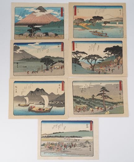 After Hiroshige UTAGAWA (1797–1858)
Japan, 20th ce