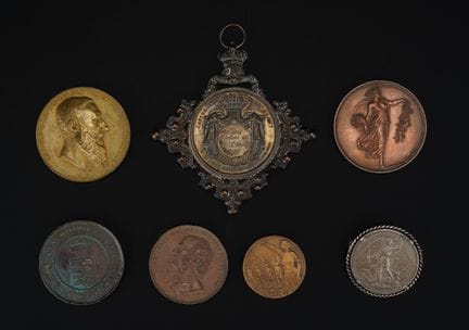 BELGIUM, commemorative and competition medals
1885