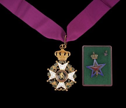 Belgium
Order of Leopold
Commander's Cross, metal 