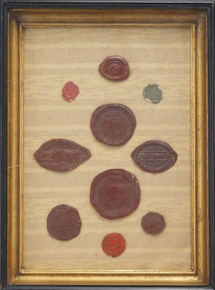 EUROPE, Collection of 10 wax seal impressions feat