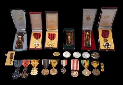 Belgium
Set of Decorations
Order of the Crown, Kni