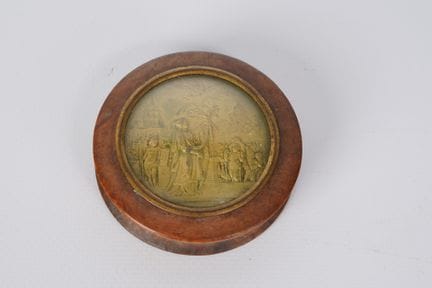 FRANCE, 19th century, tobacco or pill box, small w