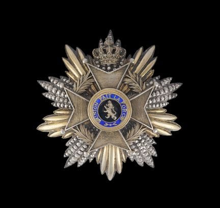 Belgium
Order of Leopold II
Grand Cross plaque, 2n