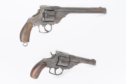 USA-BELGIUM, 19th century, set of 2 Belgian-made S