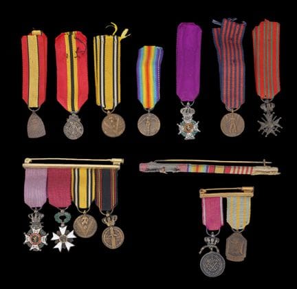 Belgium
Set of miniatures
Order of Leopold, Knight