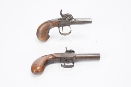 EUROPE, 19th century, set of 2 black powder percus