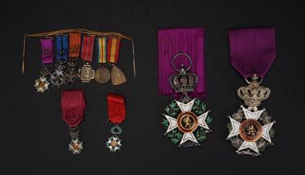 BELGIUM, set of decorations
Knight's Cross and Off
