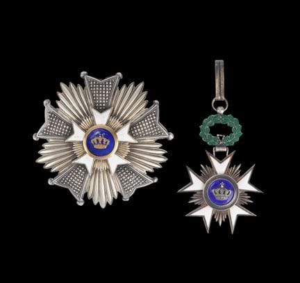Belgium
Order of the Crown
Commander's Cross in si