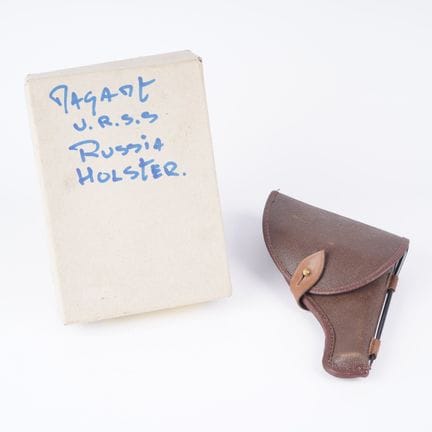 USSR (Russia), Brown leather holster for the Nagan
