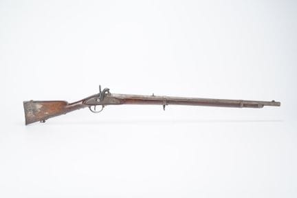 BELGIUM, black powder percussion rifle (composite 