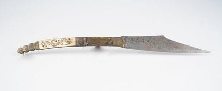 SPAIN, 19th century, NAVAJA, large folding knife, 