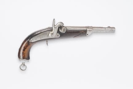 FRANCE-BELGIUM, ca. 1842–1848?, percussion pistol,