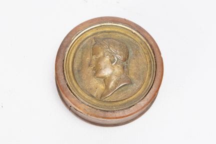 FRANCE, 19th century, Tobacco or pill box, small w