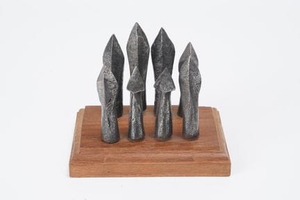 EUROPE, 14th–15th centuries, set of 8 wrought-iron