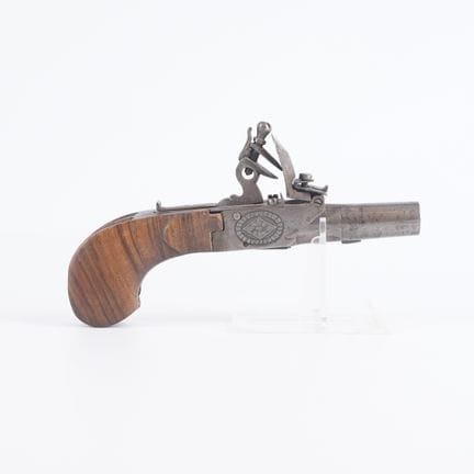 Europe, 19th century, small flintlock pistol with 