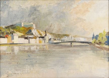Carlo ADAM (1928–1994)
View of the Dinant Citadel,