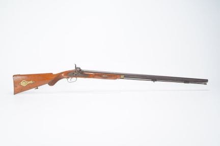 SPAIN, black powder percussion hunting rifle, roun