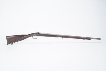 SPAIN, black powder percussion hunting rifle, octa