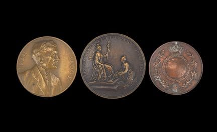 Belgium
Set of medals
Jean Jadot by Devreese; Cent