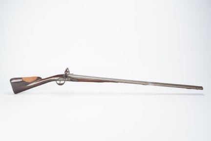 FRANCE-BELGIUM, flintlock hunting rifle, side-by-s