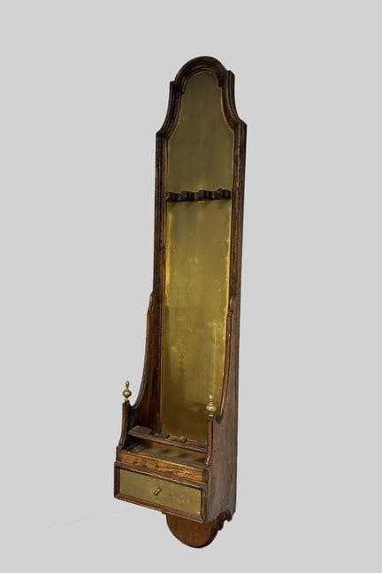 FRANCE, 19th century, wooden wall-mounted rifle ra