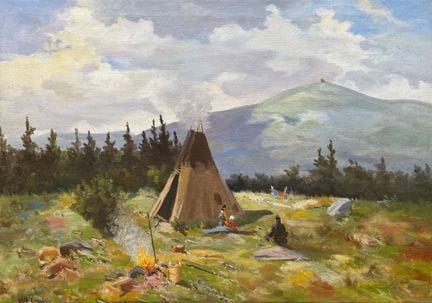 Vilhelm ENGSTRÖM (1830–1877)
Lapp Camp in the Moun
