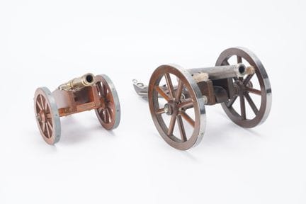 SPAIN, set of 2 working cannons (replicas); the fi