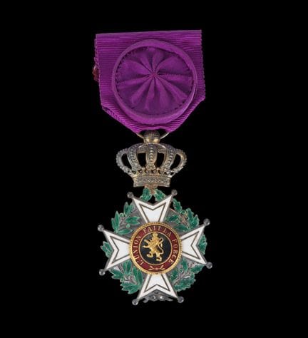 Belgium
Order of Leopold
Officer's Cross, vermeil 