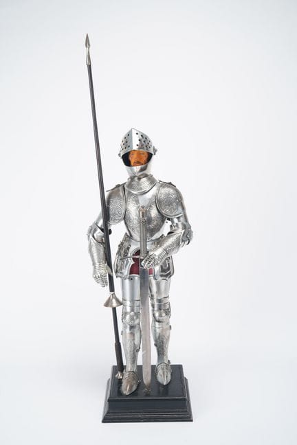 EUROPE, miniature statue of Spanish-style medieval