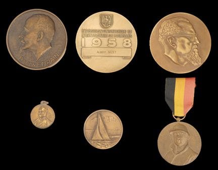 Belgium
Set of bronze medals
Cliquet, Baron Empain