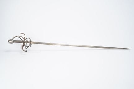 EUROPE, sword/rapier, partly from the 17th century
